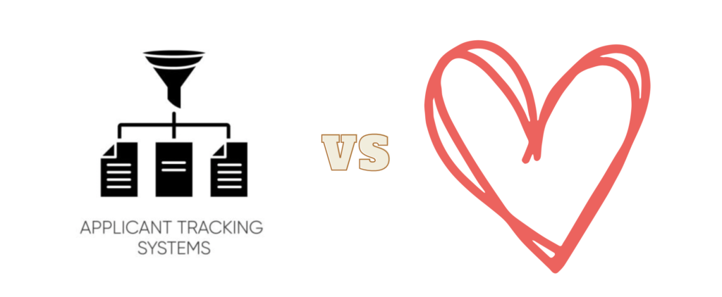 Image comparing the similarity between Applicant Tracking System and Dating Apps