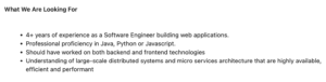 Job description for a Software Engineer level 4 role at Netflix